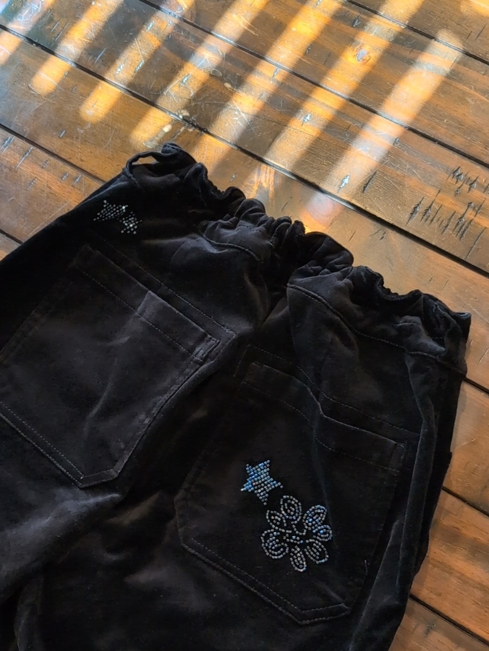 Pilcro The Wanderer Velvet Beaded Pants - Picture 11 of 12